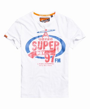 Superdry Heritage Classic Lite Férfi Pólók Fehér | OAXIZ8269